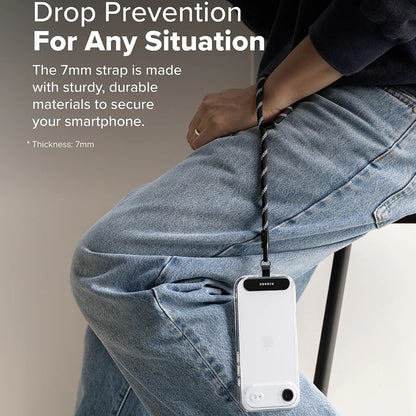 Ringke Link Flow P-Type Phone Lanyard, Pink