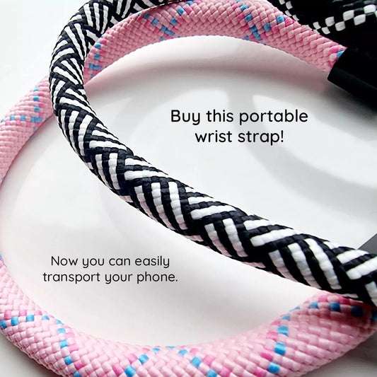 Techsuit RWS2-03 Phone Lanyard, Black