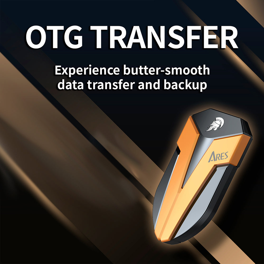 Solid State Drive (External SSD) Dato Ares Amber Shield, 2TB, Black ARSASE-2TB