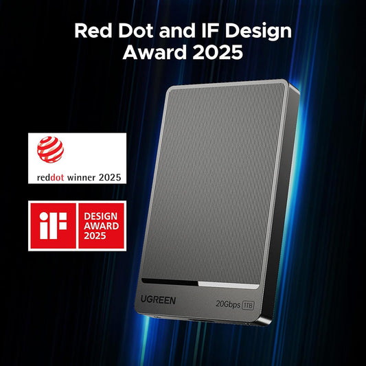 Solid State Drive (External SSD) UGREEN 35270, 1TB, Gray