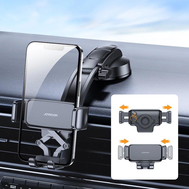 Joyroom Car Holder JR-ZS283, 4inch - 7inch, Black 