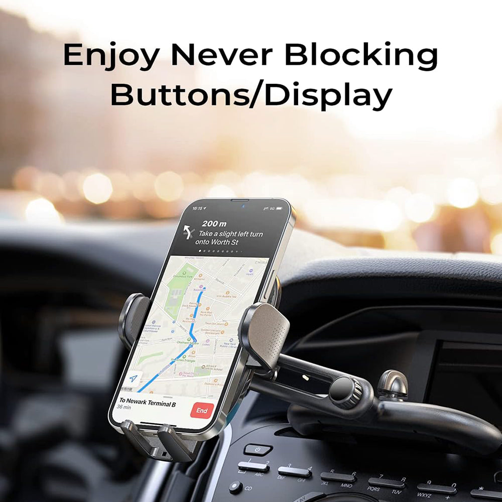 Lisen 2in1 Car Holder, 4.7inch - 7.2inch, Black YL0222040016