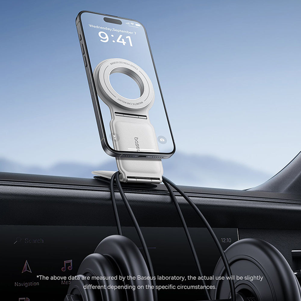 Baseus PrimeTrip C02 Magnetic Car Holder, Universal, White C40169002213-00