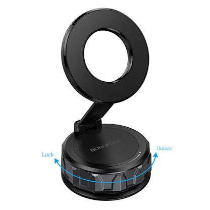 Borofone BH140 Gloria Magnetic Car Mount, 4.5inch - 7inch, Black