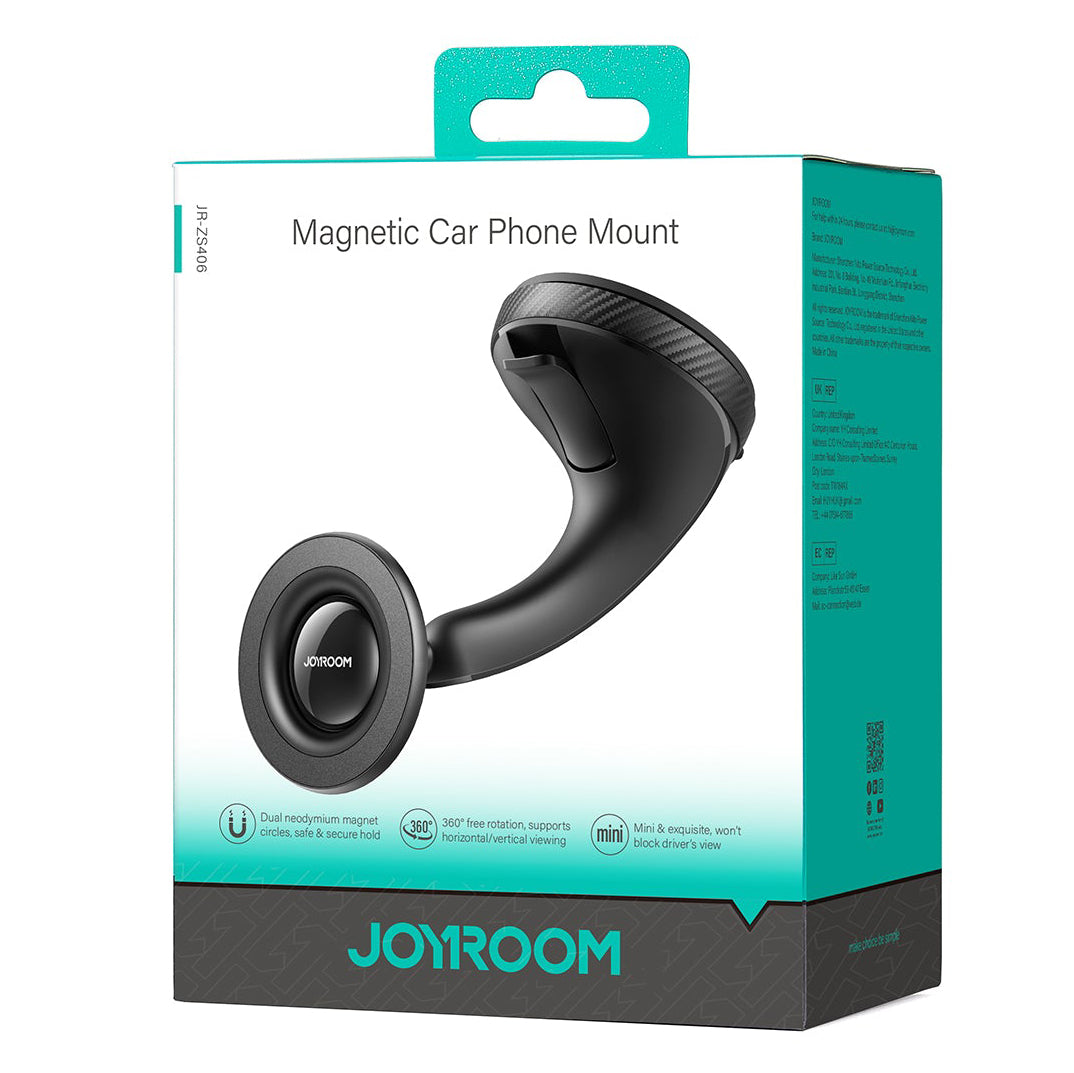 Joyroom JR-ZS406 Magnetic Car Mount, Universal, Black 
