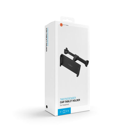 Fixed Headrest Car Holder, 7inch - 13inch, Black