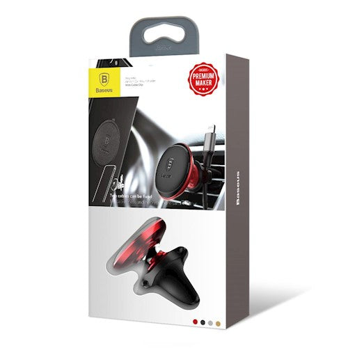 Baseus Air Vent Magnetic Car Mount, Universal, Red C40141201913-00