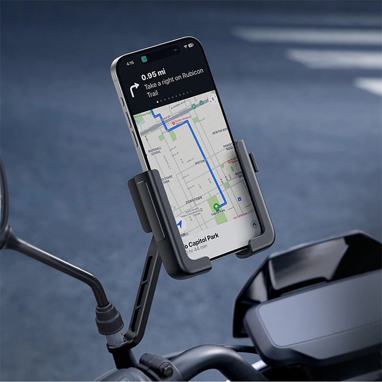 Baseus GoTrip Bicycle Holder, 5.7inch - 7.2inch, Black C40572301111-01