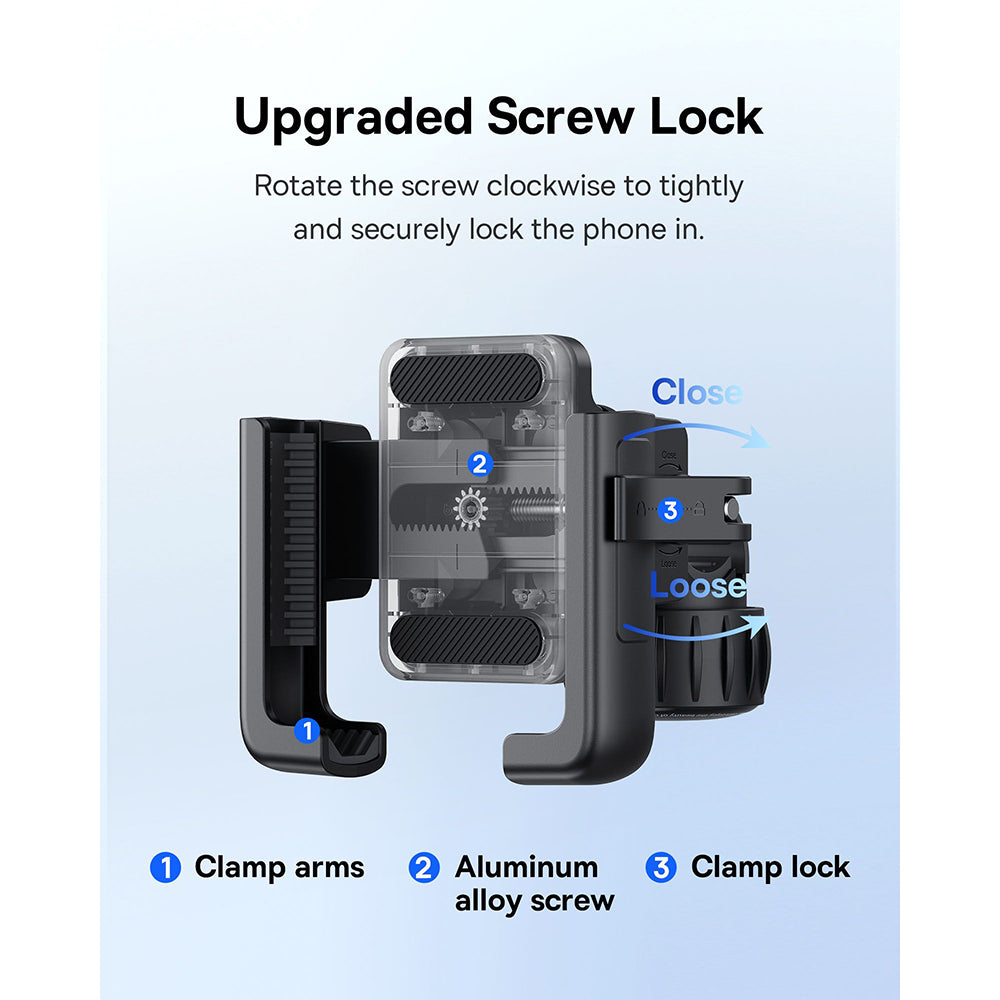 Baseus GoTrip Bicycle Holder, 5.7inch - 7.2inch, Black C40572301111-00