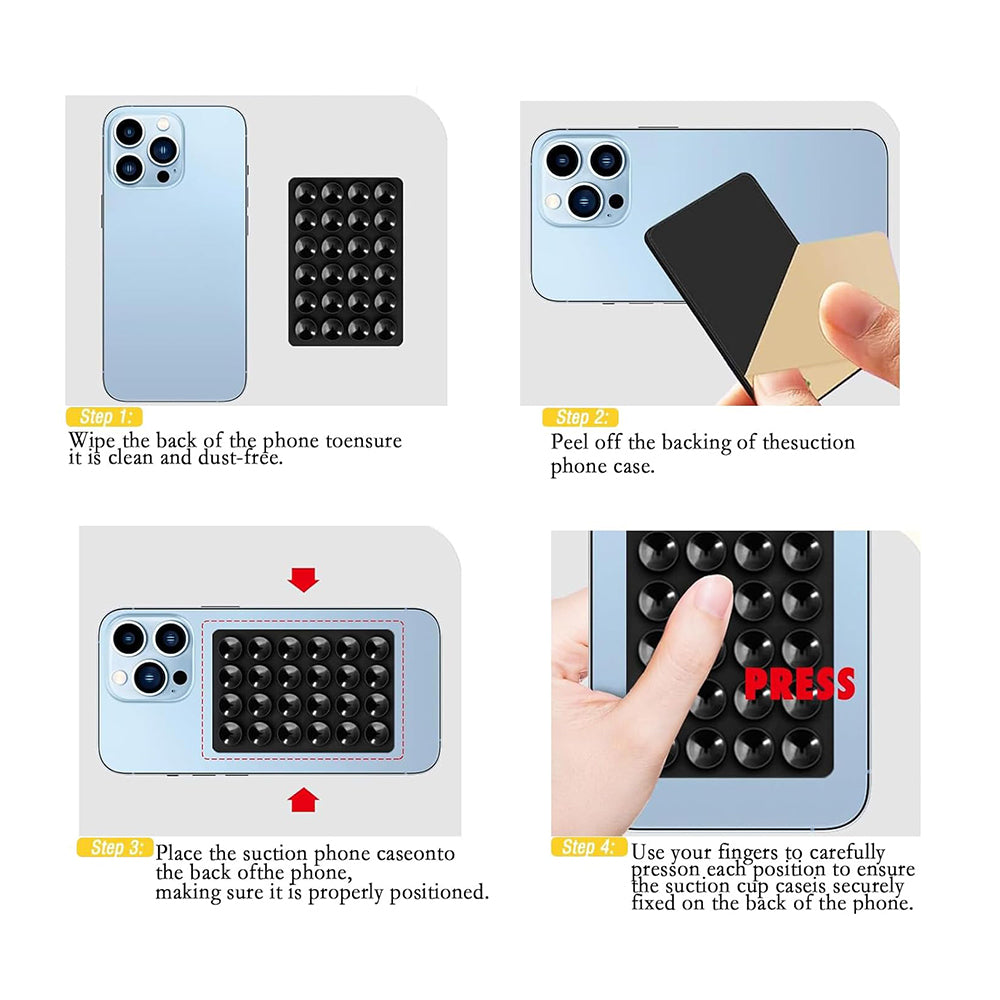 Techsuit SP-PAD Suction Cup Holder, Purple