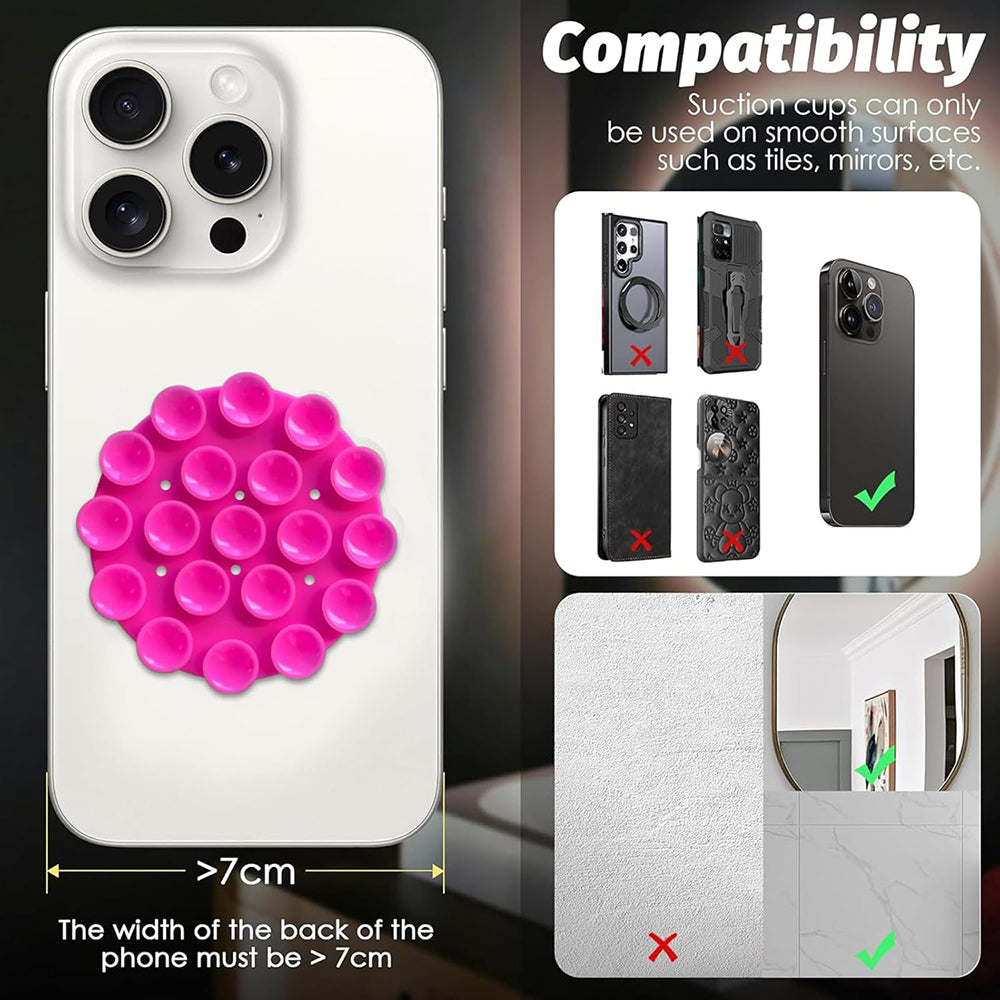 Techsuit SW-CUP Suction Cup Holder, White