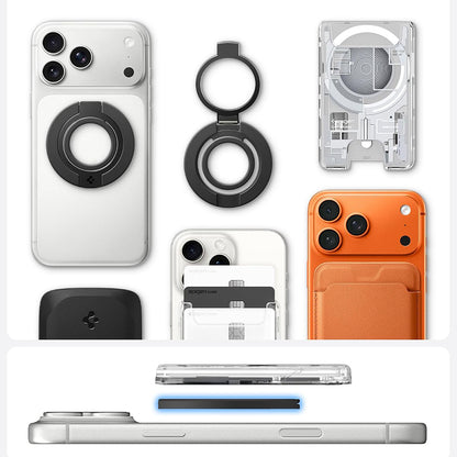 Spigen Dual Pop Mag S Ring Holder, Universal, Gray AMP11736