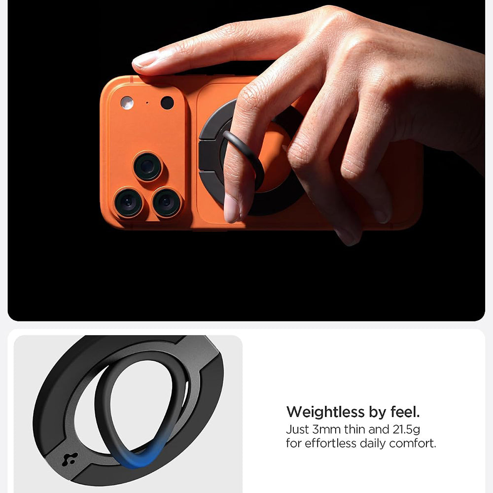 Spigen Dual Pop Mag S Ring Holder, Universal, Black AMP11735