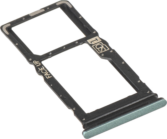 SIM Card Holder Motorola Moto G35, Green (Leaf Green), Service Pack S948E50444