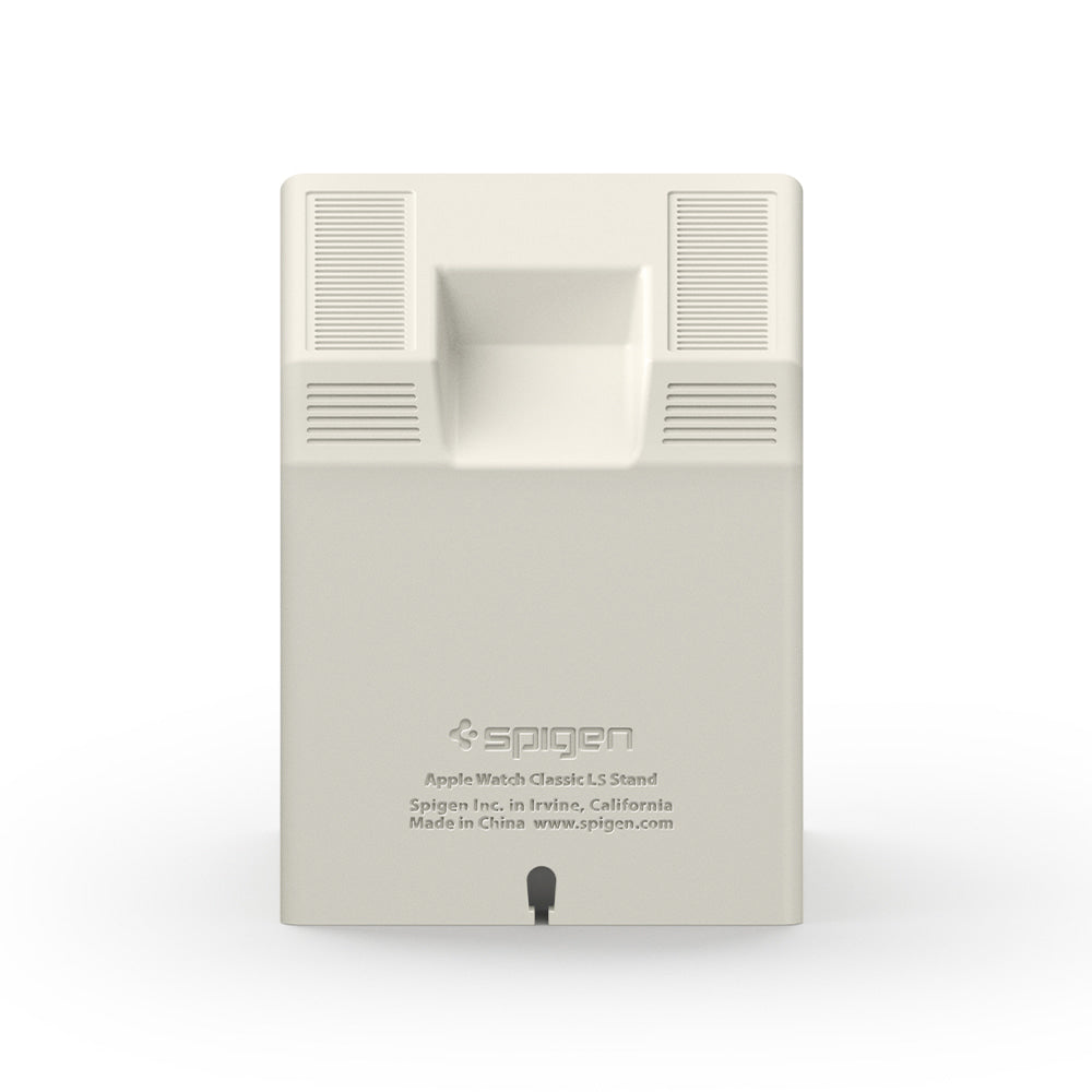 Spigen Classic LS Stand for Apple Watch Series Wireless Charger, Cream AMP11668