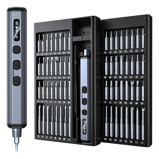 Axth Electric Screwdriver, 76in1, Gray
