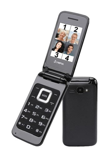 Olympia Luna Dual SIM Mobile Phone, Black 2210