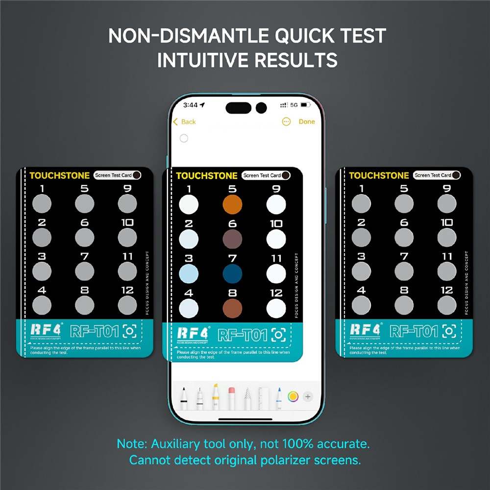 RF4 RF-T01 Display Polarization Tester for Apple iPhone 12 - 17 Series