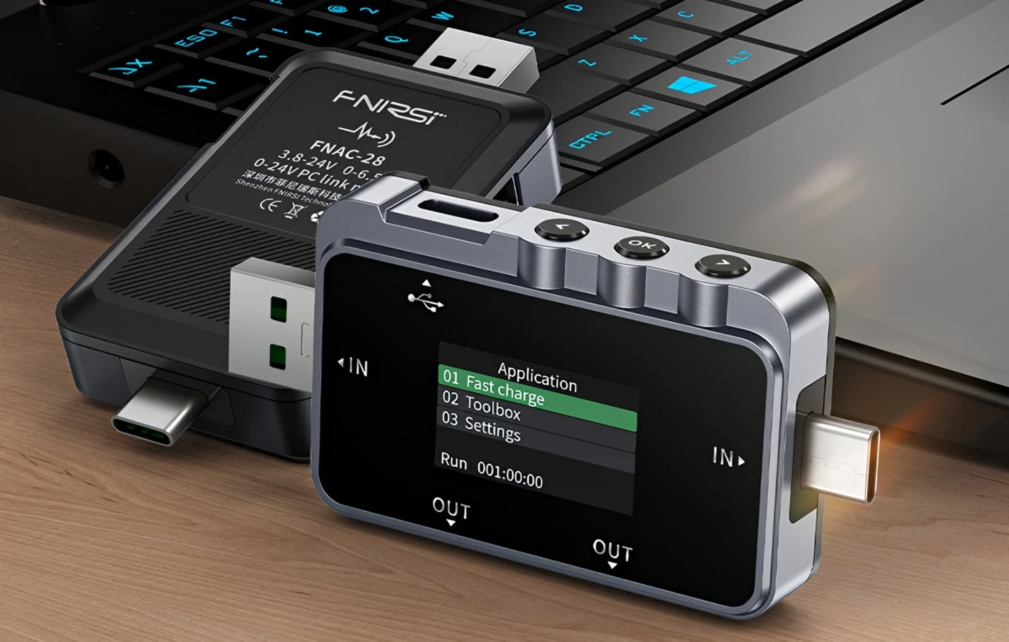 Tester Service Fnirsi FNAC-28, USB-A / USB-C