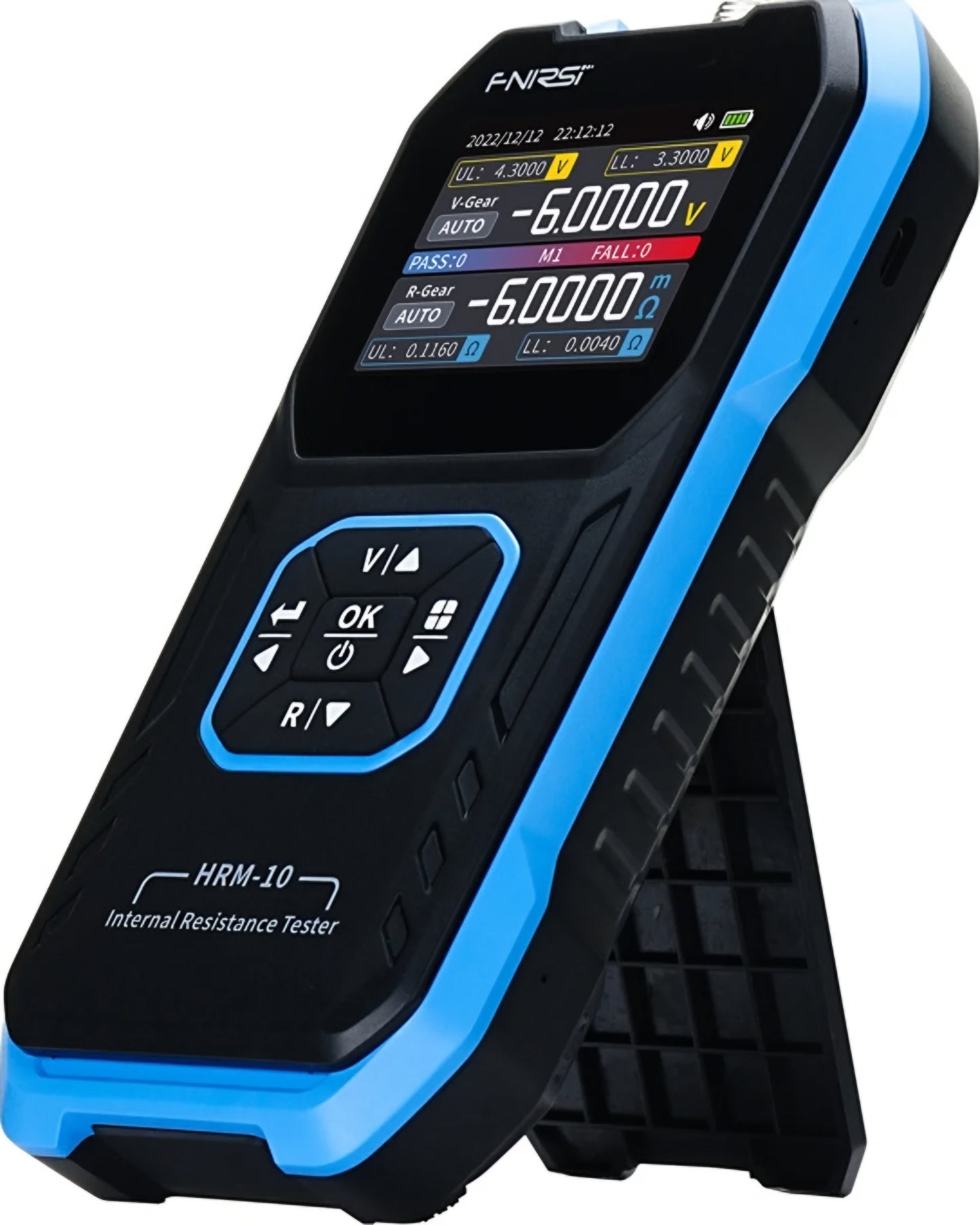 Fnirsi HRM-10 Service Tester for measuring internal resistance and battery/accumulator voltage