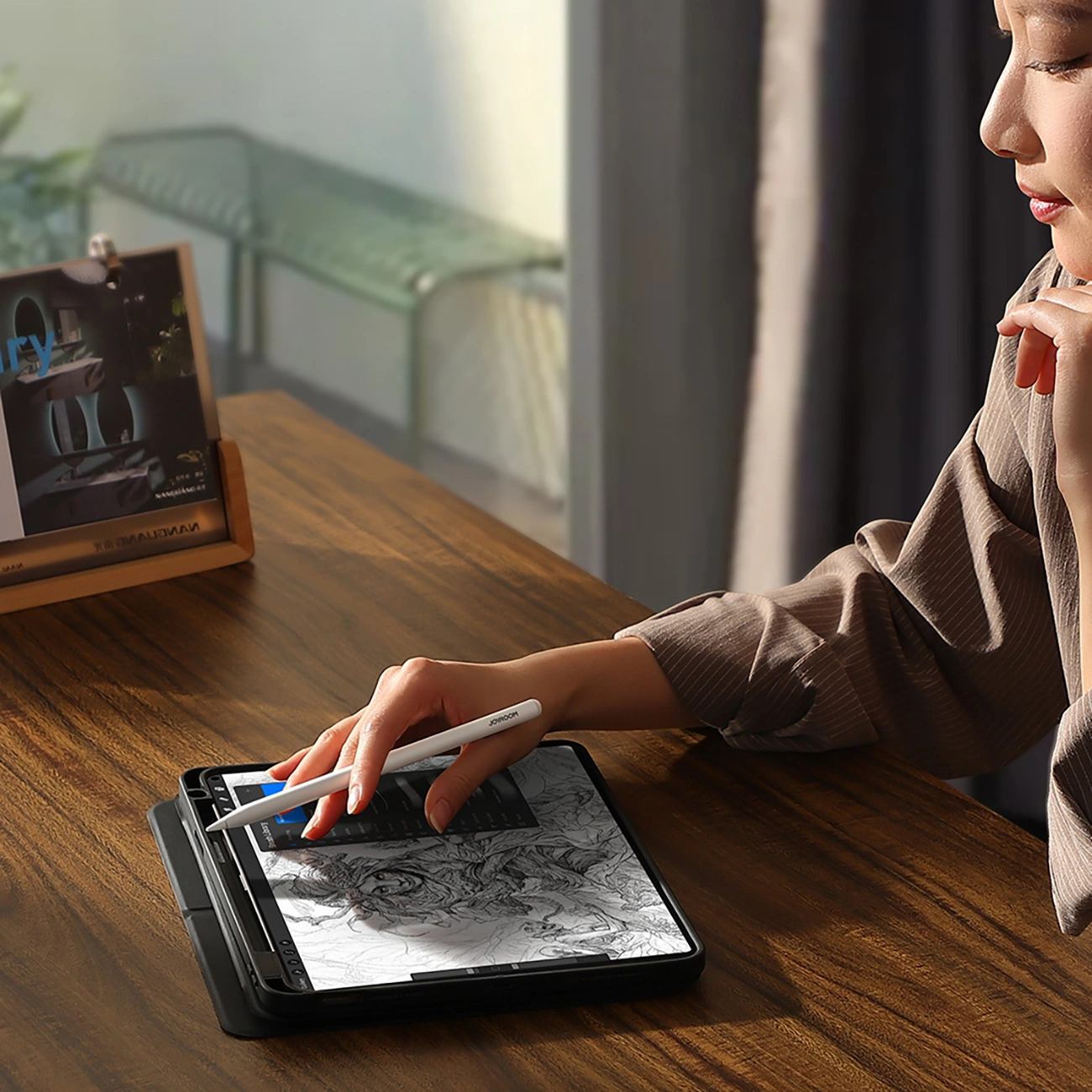 Touch Pen Joyroom JR-X9S Pro for Apple iPad, Active Version, White