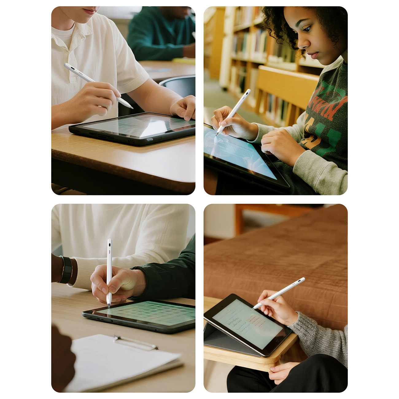 Touch Pen Metapen Air8 Pro for Apple iPad, Active Version, White ME-APP172