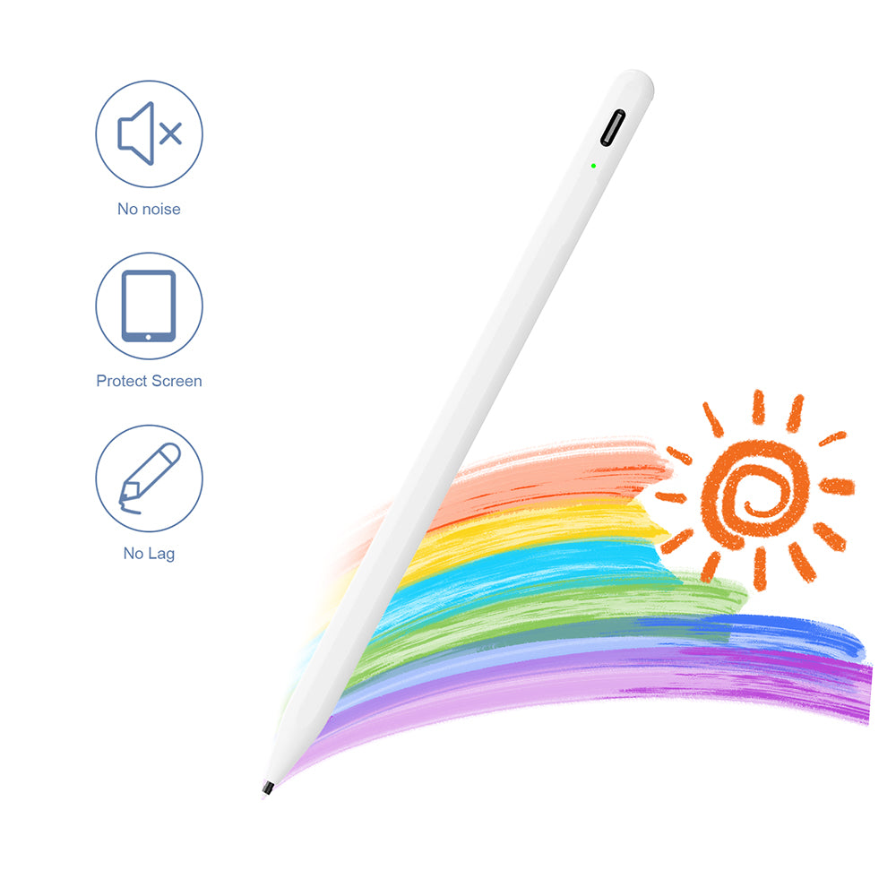 Touch Pen Techsuit A580S for Apple iPad, Active Version, White