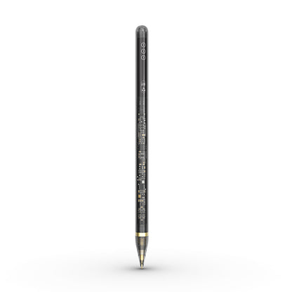 Touch Pen Techsuit C10 Pro for Apple iPad, Active Version, Transparent Black