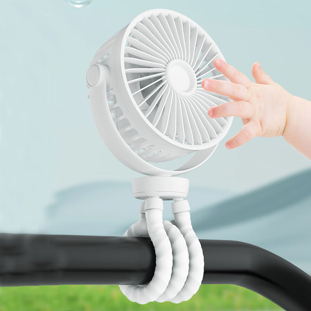 Techsuit VP1 Portable Fan, White