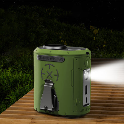 Techsuit Z14 Portable Fan with 5000mAh External Battery, Orange