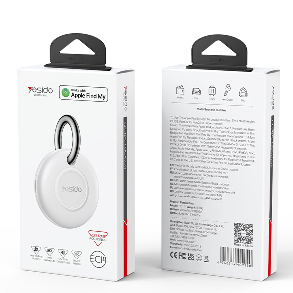 Yesido SmartTag EC14 for iOS Series, White
